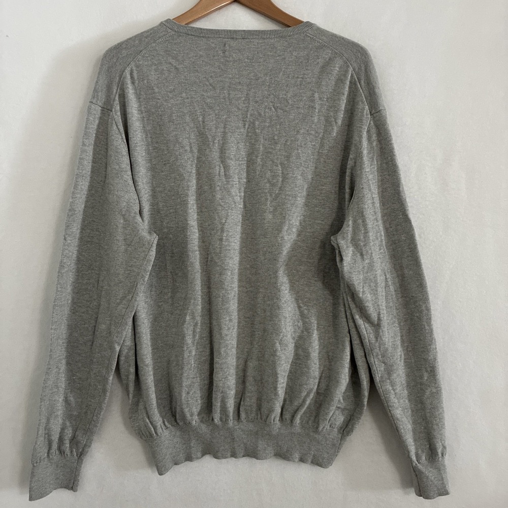 Polo Ralph Lauren Pima Cotton Sweater Mens XL Pullover V-Neck Preppy Party - Picture 4 of 8